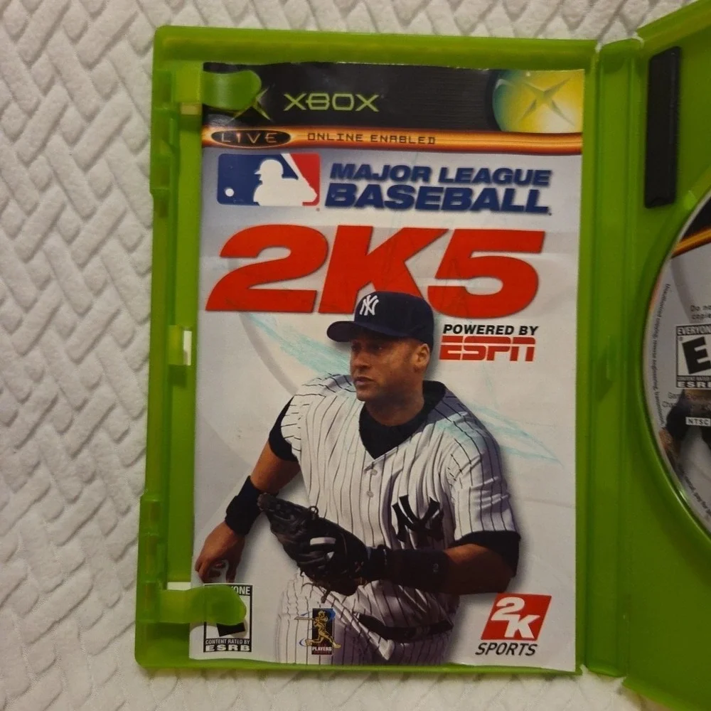 Major League Baseball 2K5 Microsoft Xbox 2005‎ (Complete In Box) Tested Working